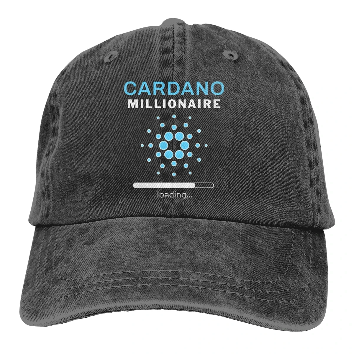 Millionaire Baseball Cap Men Cardano Coin ADA Cryptocurrency Caps colors Women Summer Snapback Caps