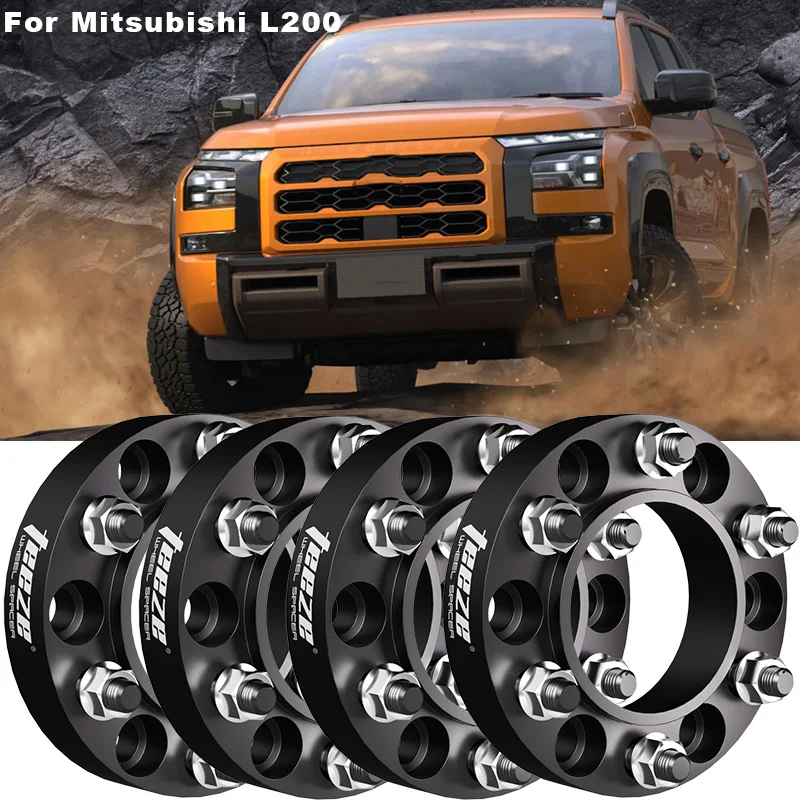 

2 / 4PCS For Mitsubishi L200 PCD 6x139.7 CB 67.1 / 6X139.7 CB 108 M12X1.5 Forged Aluminum Wheel Spacers Hub Adapter