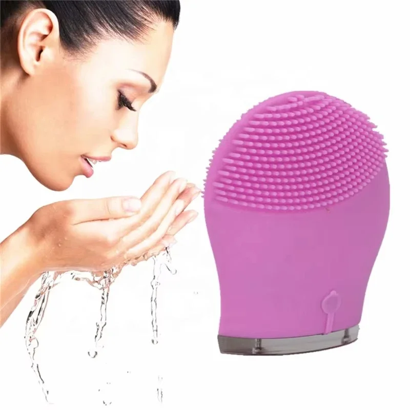 Houselin Waterproof Silicone Facial Cleanser, Ultra-soft Exfoliating Cream, Deep Pore Cleansing Massager