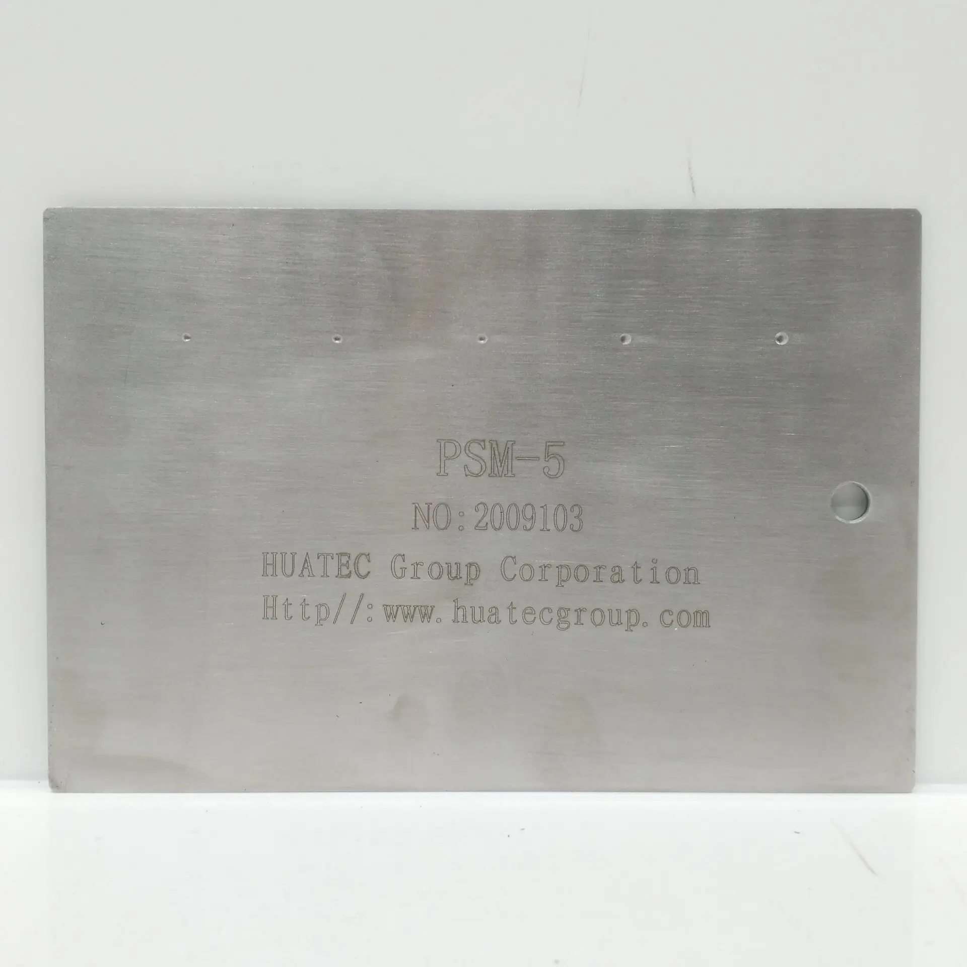 

PSM-5 Penetrant System Monitor Panel Calibration Block