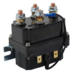 Electromagnetic Relay 250A 12V Contactor Winch Control Electromagnetic Relay With Relay Cable