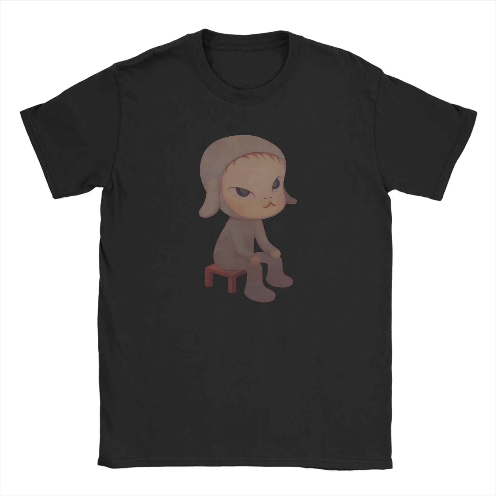 Streetwear T Shirt Summer Y-Yoshitomo Nara Trendy Cool T Shirts  Cotton Tshirt for Men Y2K Basic Short Sleeve Clothes,