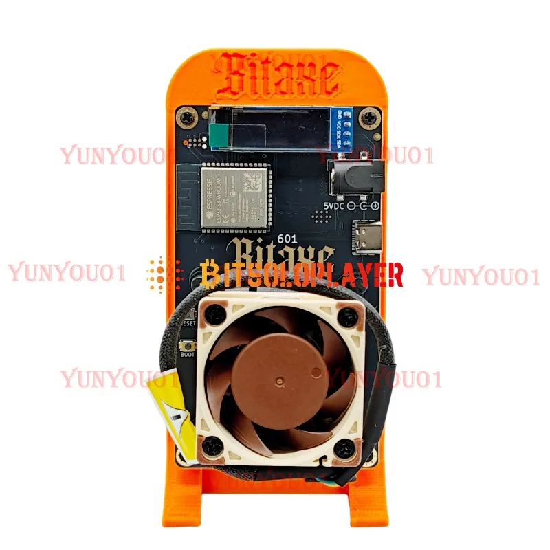 Upgraded silent Bitaxe Gamma 601 1.2Th/s 18W Shenzhen second hair