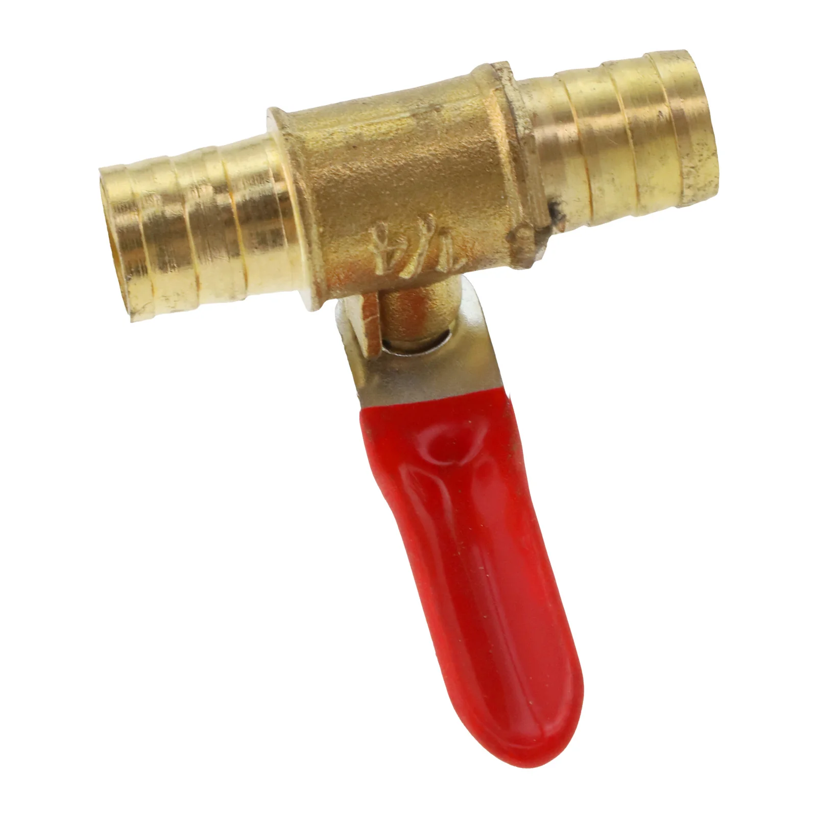 1pc Ball Valve 6/8/10/12mm OD Brass Hose Barb Shut-off lever handle for residential commercial water oil gas pipe accessories