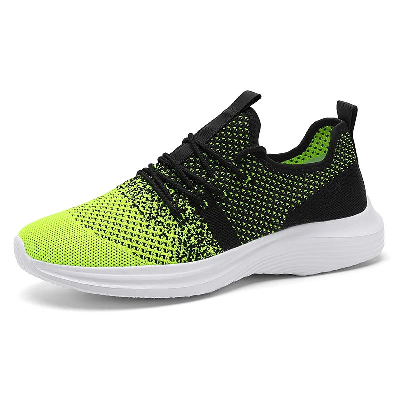 

Мужская модная весенне-летняя легкая и повседневная спортивная обувь, дышащие и противоскользящие кроссовки на плоской подошве, большой размер.