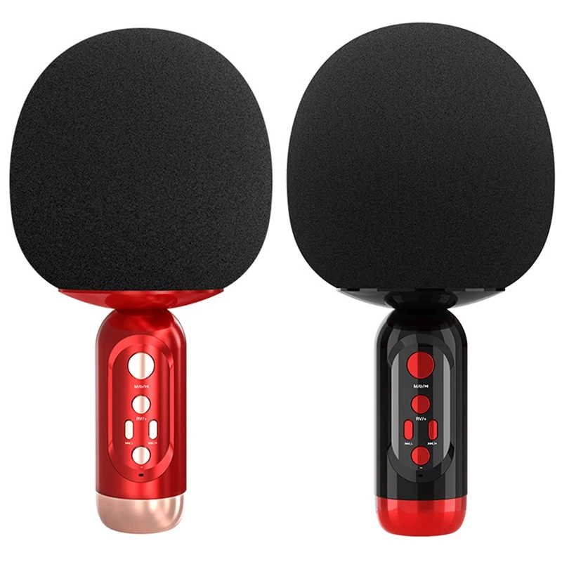 

Wireless Bluetooth Microphone TWS Pair Connected Mobile Phone Portable Karaoke Handheld Condenser Microphone