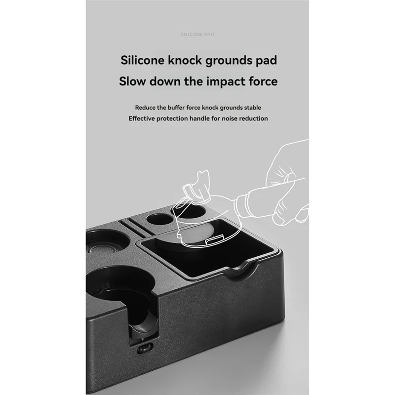 

B90B-Espresso Tamping Station Organizer For 58Mm 54Mm 51Mm Epsresso Portafilter Coffee Tools Organzier Coffee Tamper Holder