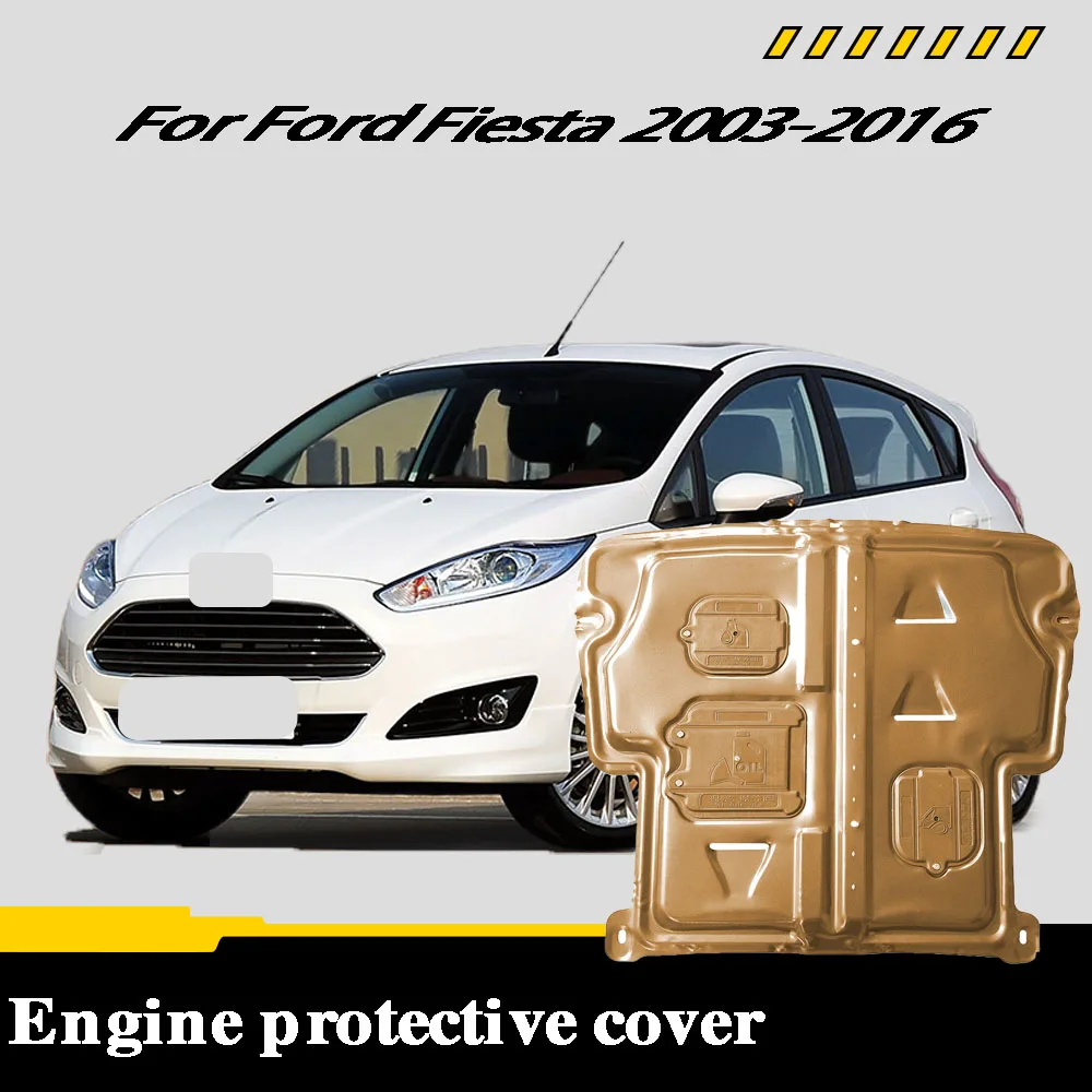 

Under Engine Guard Splash Shield Mud Fender Cover Plate Fender Mudguard Protector For Ford Fiesta 2003-2016 1.3L 1.5L