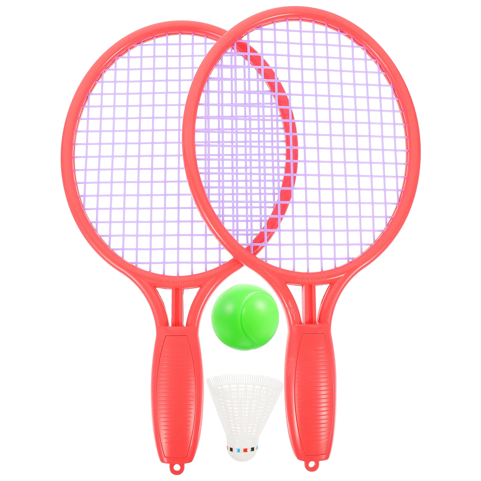 

Tennis Racket Set Kids Sports Toy Outdoor Activities 2 Rackets Lightweight Child Beginner Tennis Parent Interaction Beach