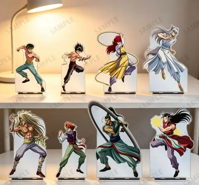 2026 Anime YuYu Hakusho Acrylic Stand Model Plate Keychains Yusuke Urameshi Prop Decor Cartoons Present Accessories Gifts 15CM
