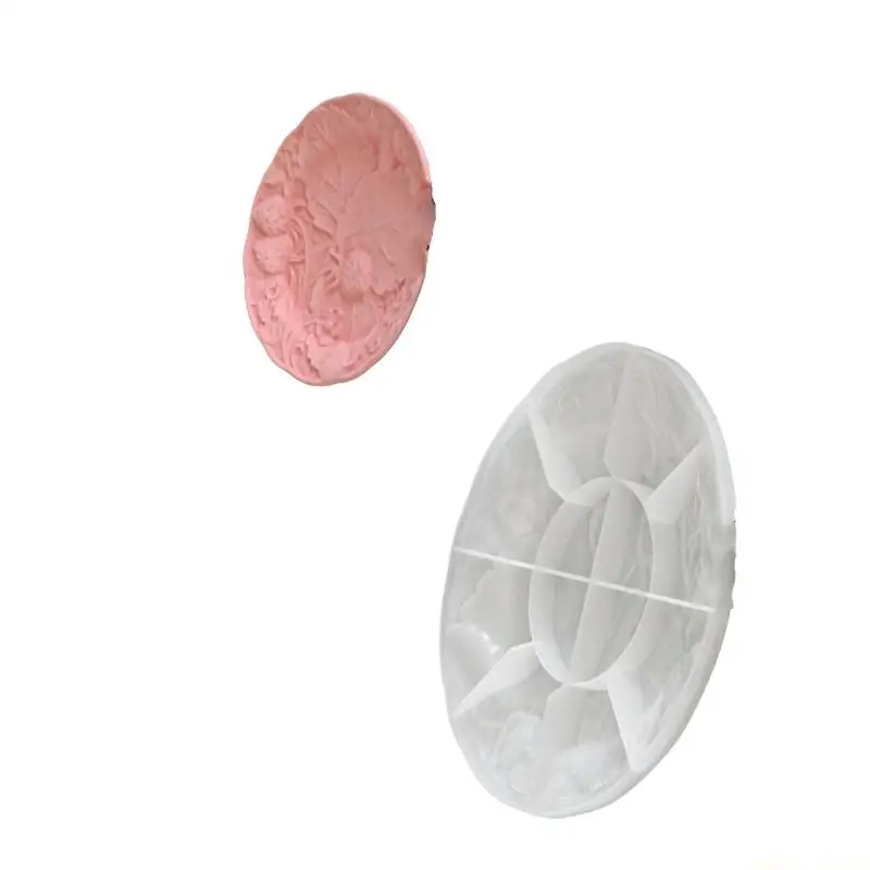 

31BF долговечная форма из силиконовой смолы с рисунком ангела, клубники и винограда, подходящая для подставок ручной работы,