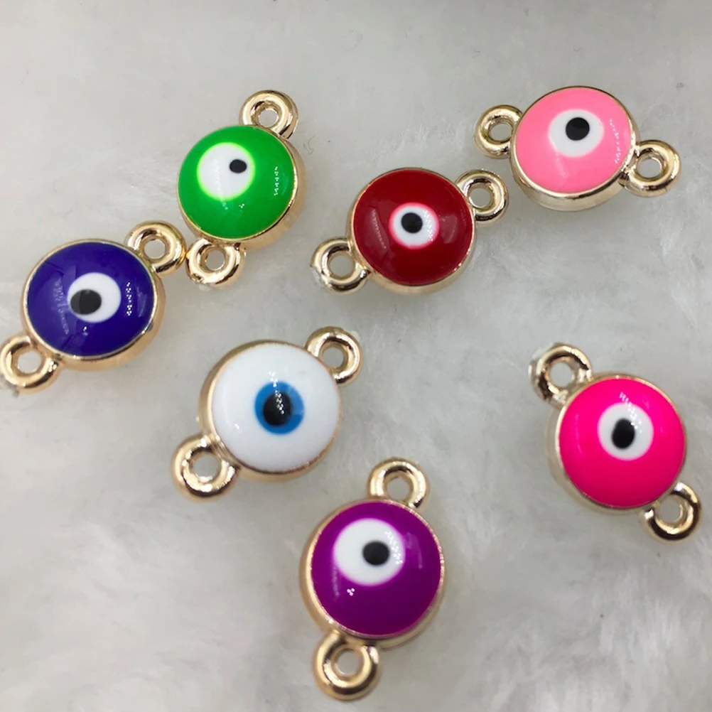 

50pcs Bracelet Connector Charm Pendant DIY Jewelry Making Pendants Girls Accessories H made Crafts Alloy Durability Stylish