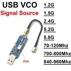 USB VOC RF Generator Quelle 700-800M 915M 1,5G 2,4Ghz 5,8Ghz F/WIFI BT FM Radio LORA Helium Miner Kommunikation POWER Verstärker