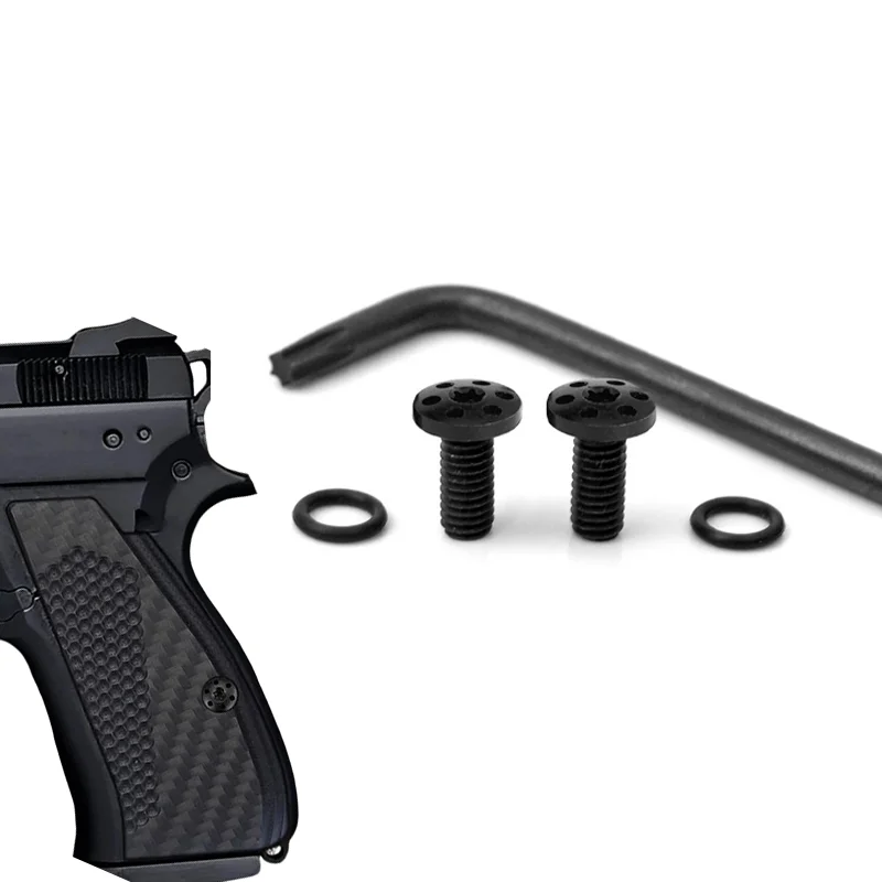 تشيكوسلوفاكيا 75 SP-01 مسامير القبضات الفولاذ المقاوم للصدأ T8 توركس رئيس مقبض مسامير