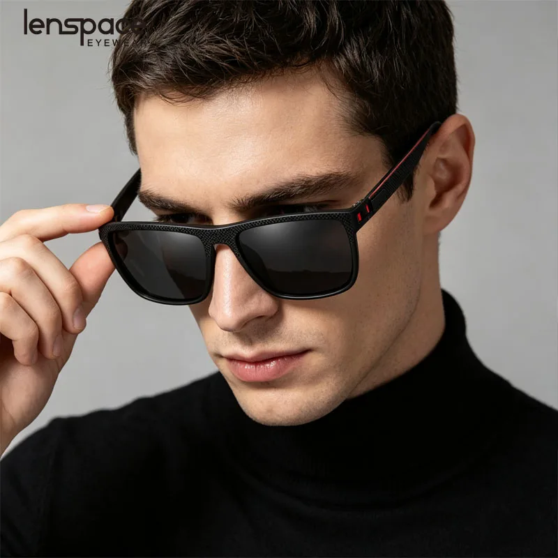 LENSPACE Design Sunglasses Men Polarized Light Weight Sports Sun Glasses Women Eyewear Accessory Oculos UVAB Protection Lenses