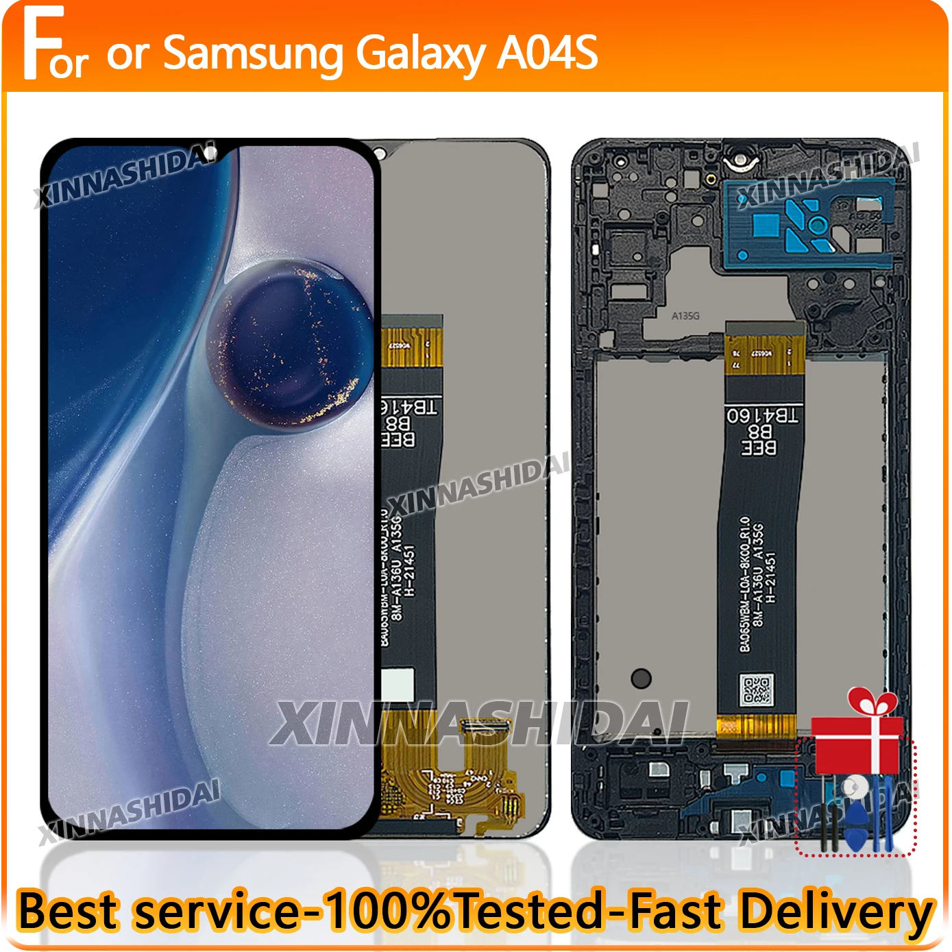 Für Samsung Galaxy A04S LCD Display Touch Screen Mit Rahmen Sensor Digitale Montage Für Samsung A04s A047F Bildschirm Ersatz