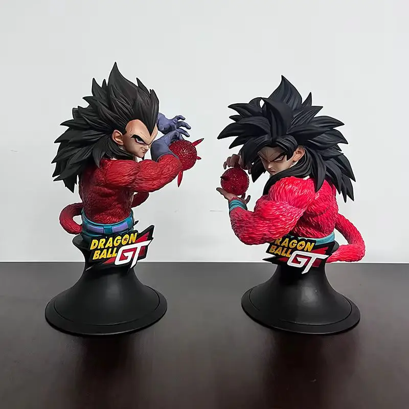 Anime Dragon Ball Super Saiyan 4 Vegeta Figuur Half Body Standbeeld Merchandise Desktop Ornament Standbeeld Verrassing Verzamelbare Geschenken