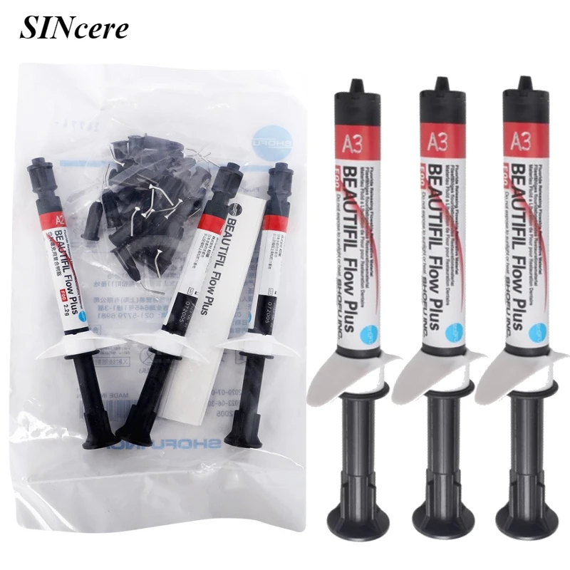 

2.2g/pc Dental Light Cured Composite Fluid Resin F00 Reinforced Nano Solid Resin Dental Filling Materials