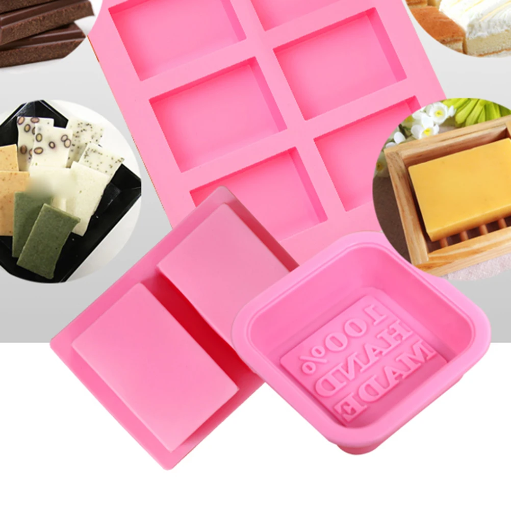 

1 Pcs Professional Silicone Soap Molds Durable Reusable DIY Handmade Soap Making