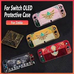 Dla Zelda Tears of Kingdom etui ochronne konsolowe Joy Con Controller etui do Nintendo SWITCH zed twarda obudowa akcesoria do gier