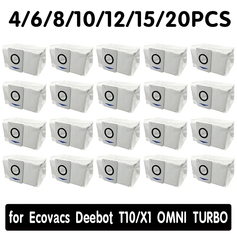 Dust Bag For Ecovacs Deebot X1 OMNI / X1 TURBO/ T20 OMNI/T20/T20e/T20 Pro/ T20 Max/ T10 OMNI / T10 TURBO Accessories