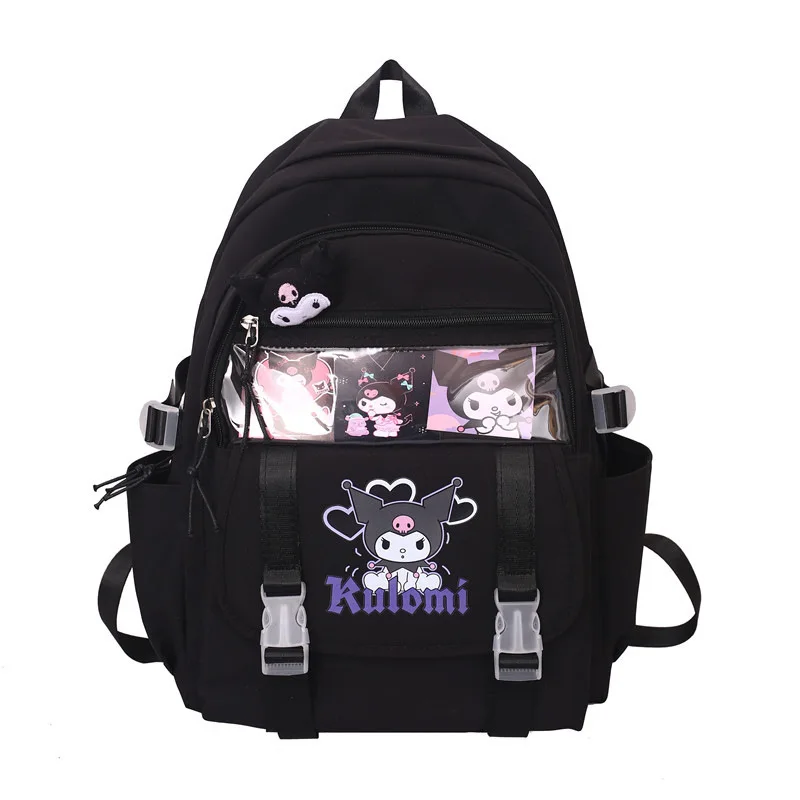 Sanrio Hallo Kitty süße Studentin Reise Aufbewahrungstasche My Melody Schultasche Handtasche Kuromi Mädchen Junge Nylon Rucksack Zimt Rucksack