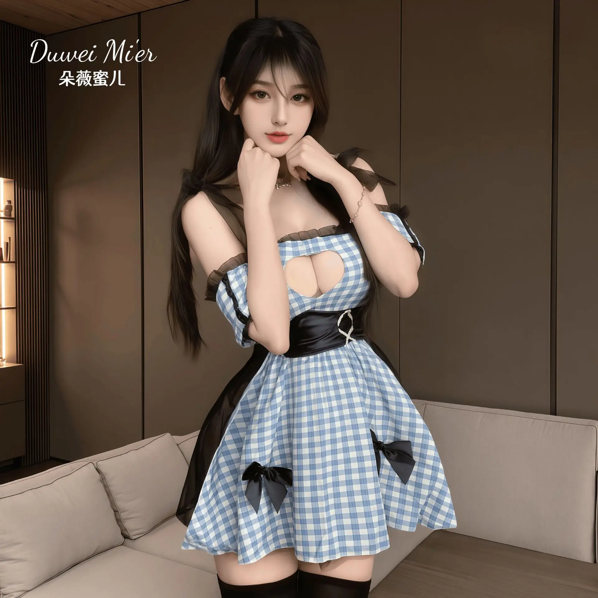 

Оптовая продажа, женское сексуальное прозрачное платье горничной для ролевых игр, платье для взрослых, вечерние костюмы для косплея, наряды для милых девушек