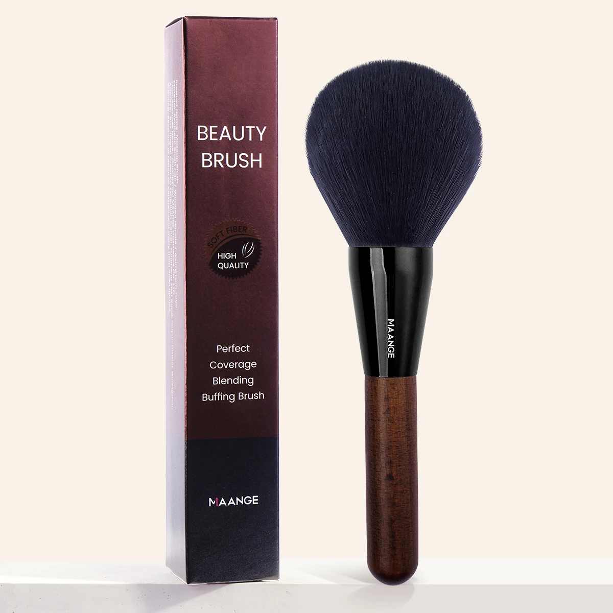 MAANGE 1PC Professional Powder Brush Large Soft Dense Bristle Blush Brush Blending Cosmetic Makeup Brushes Tool for Beauty Gift