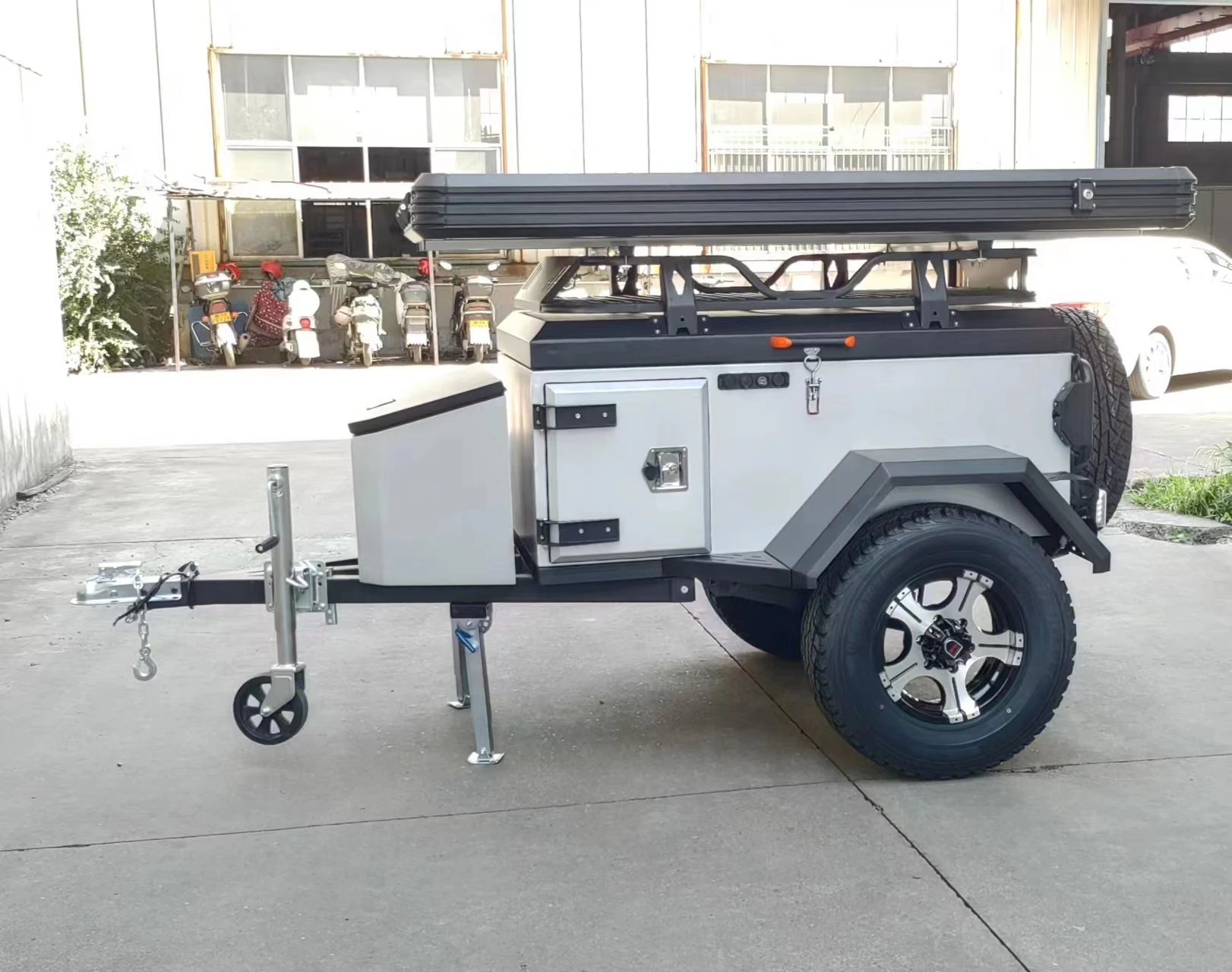 On Sale Small Aluminum Mobile Home Trailer For Camping Camping Trailer