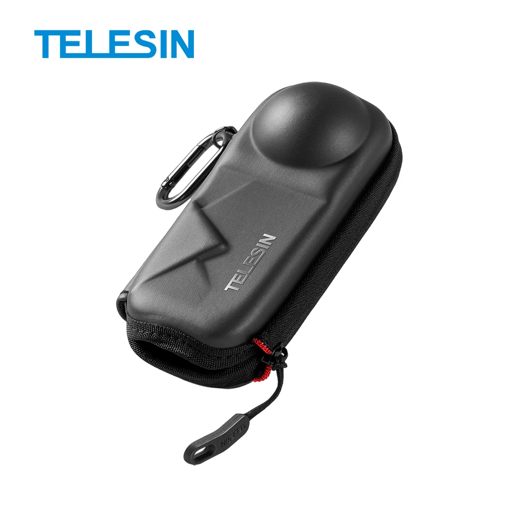 

TELESIN Hard Shell Protective Bag for Insta360 X5/X4Portable Half-Open Shockproof Case with Lens Protection Insta360 Accessories