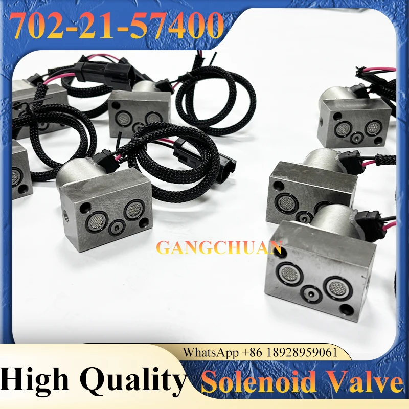 

6754-21-57400 67542157400 Solenoid Valve for Komatsu PC200-7 PC200-8 PC300-8 Excavator Proportional Solenoid Valve