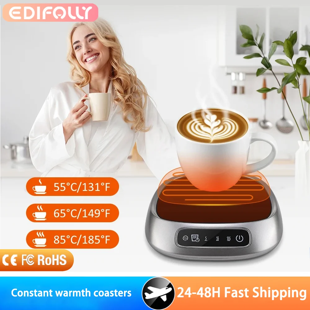 

Подогреватель кофейных кружек, регулируемая температура, автоматическое отключение, напоминание о питье, широкая нагревательная пластина, подходит для большинства чашек, энергосбережение