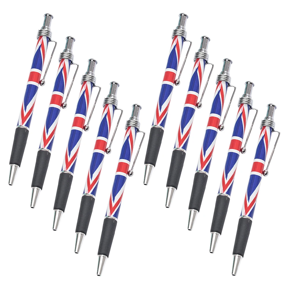

British Flag Ballpoint Pen Smooth Writing Comfortable Grip Office Home School Supplies Metal Pattern Neutral Pen Writing Tool