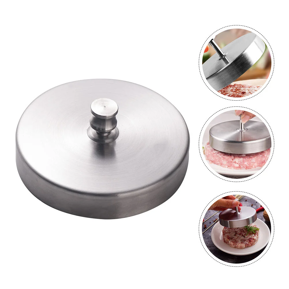 

Burger Press Tool Stainless Steel Mold Meat Pressing Beef Grill Patty Maker Sandwich