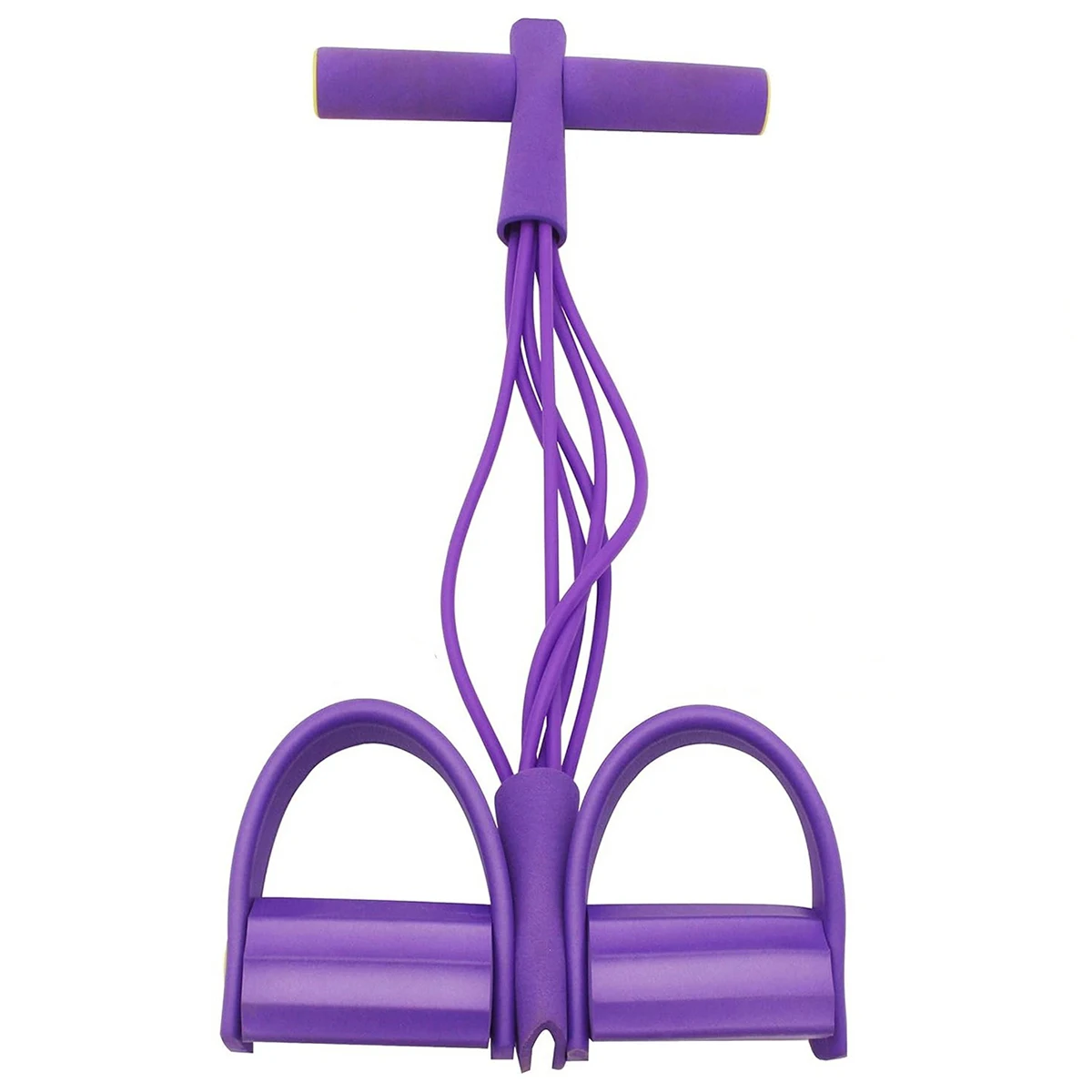 6-Tube Yoga exercise band Pedal Puller Band Elastic Pull Rope Flexipull weerstandstrainer Resistance Bands For Abdomen Waist Arm image 5