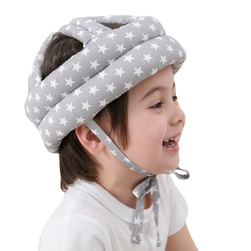 Baby Infant Head Protection Soft Hat Helmet Anti-collision Security Safety Helmet Sport Baby Play Protective Cotton Caps