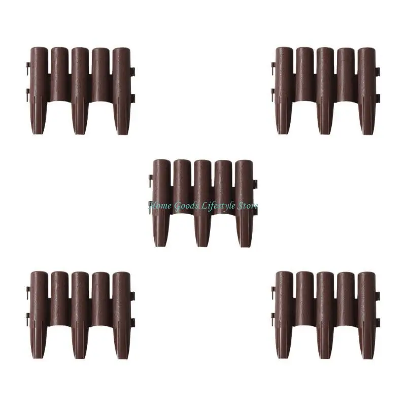 E74E Portables Plastic Garden Fence with Ground Stakes Stable Weatherproofed For Temporary Barriers Event Landscaping