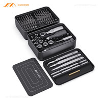 100 IN 1 JIMI FM3 Screwdrivers Set Precision Magnetic Screw Drivers Bits Kit Replaceable Multi-purposed Tweezer Pry Bar Kit Tool