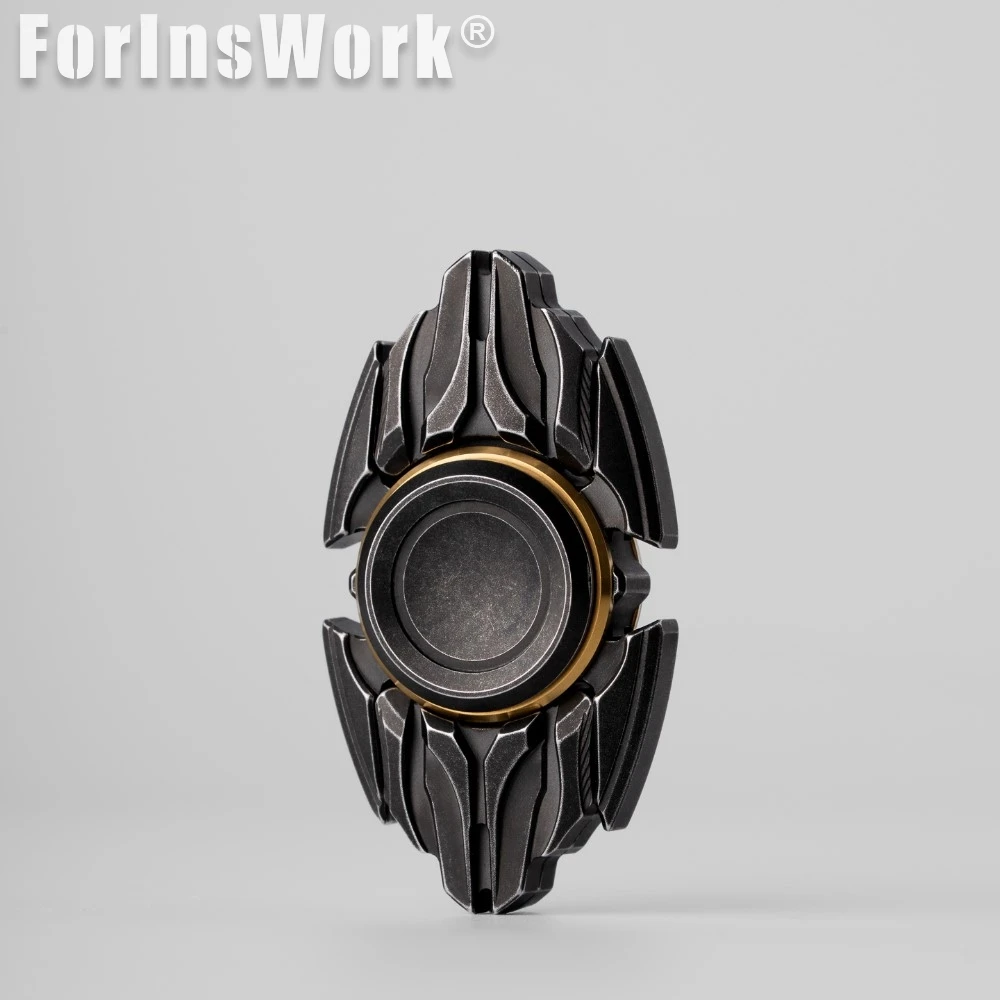 HOPE – Gyro à liaison d'armure ouverte en métal EDC Fidget Spinner, jouet Anti-Stress pour adultes, jouet de bureau Anti-Stress