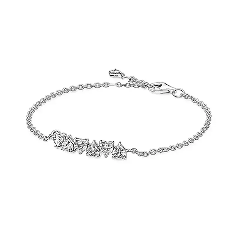 NONE Star Tennis Bracelet 925 Sterling Silver 6