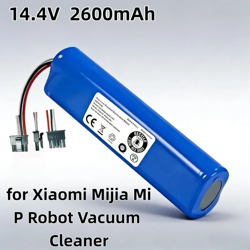 

Long Life 14.4V 4S1P-SC 2600mAh-4000mAh Battery for Xiaomi Mijia Mi P Robot Vacuum Sweeper High Performance Replacement
