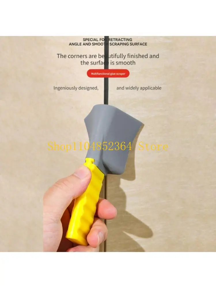 652F 3pcs Multi Function Corner Caulking Scraper for Efficient Grouting on Surfaces Including Tiles and Exteriors
