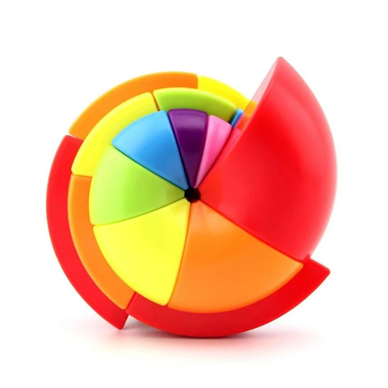 

Rainbow Twist Puzzle Cube Strange Shape Stickerless Educational Toys Creative Gifts For Teenage Boys Kids Adults кубик рубик