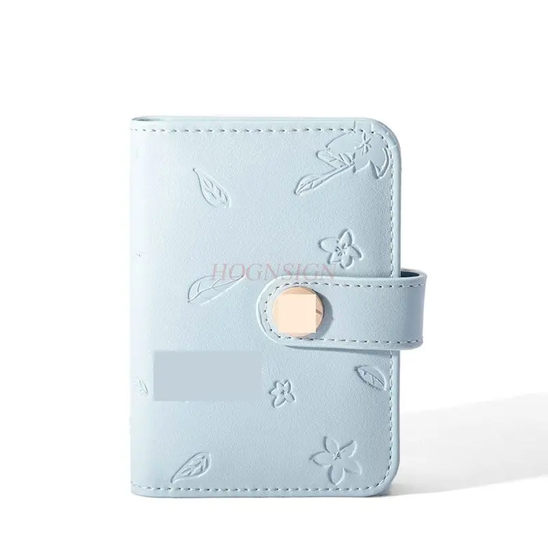 1pcs Minimalist card bag with multiple female card slots, compact and ultra-thin anti demagnetization card clip