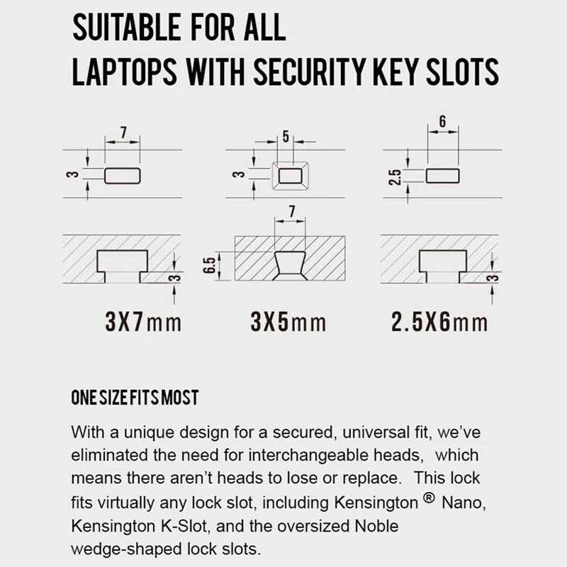 قفل أمان للكمبيوتر المحمول ، حماية كلمة المرور الرقمية ، كابل مضاد للسرقة ، متين