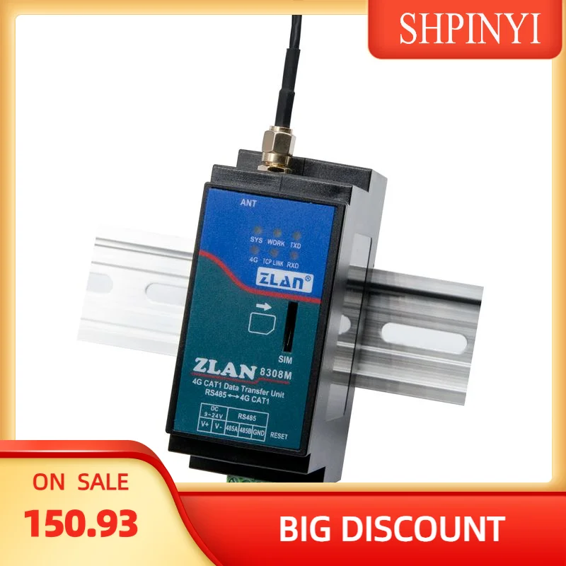 4g Iot Gateway Industrial ZLAN8308M Serial Port Rs485