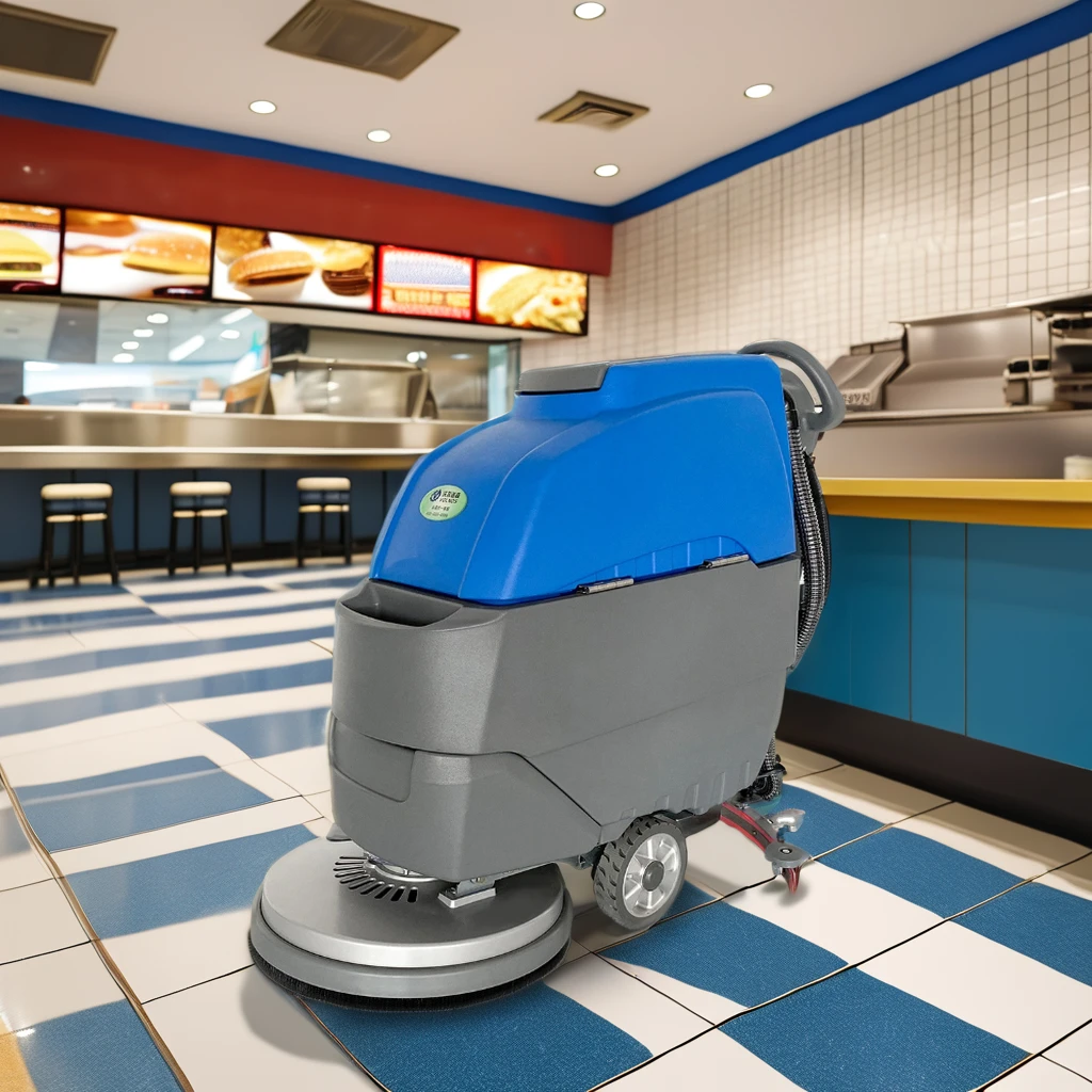 Efficient Electric Floor Washer Economical Floor Washer With Smart Motor And Gearbox Suitable For Home Or Restaurant Use