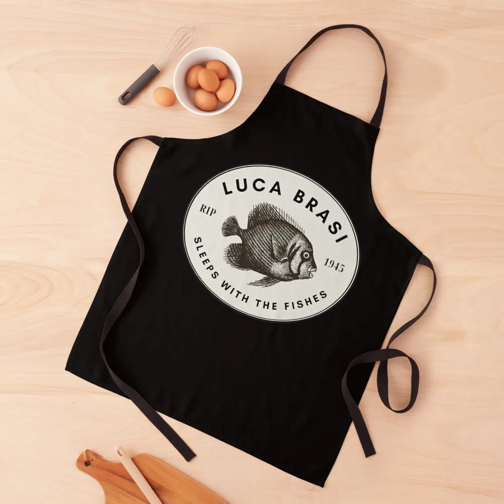 Godfather quote - luca brasi sleeps with the fishes Apron Useful Things For Kitchen Home Utensils Apron