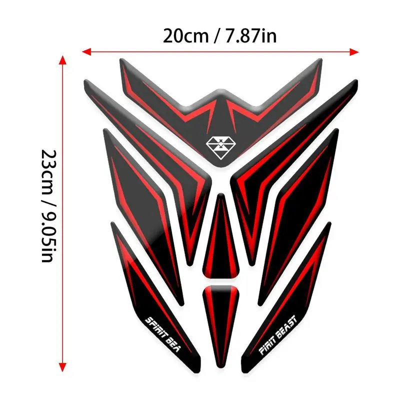 Stiker motor reflektif tahan air untuk pria, stiker decal Motocross sepeda motor tahan air dengan perekat Universal