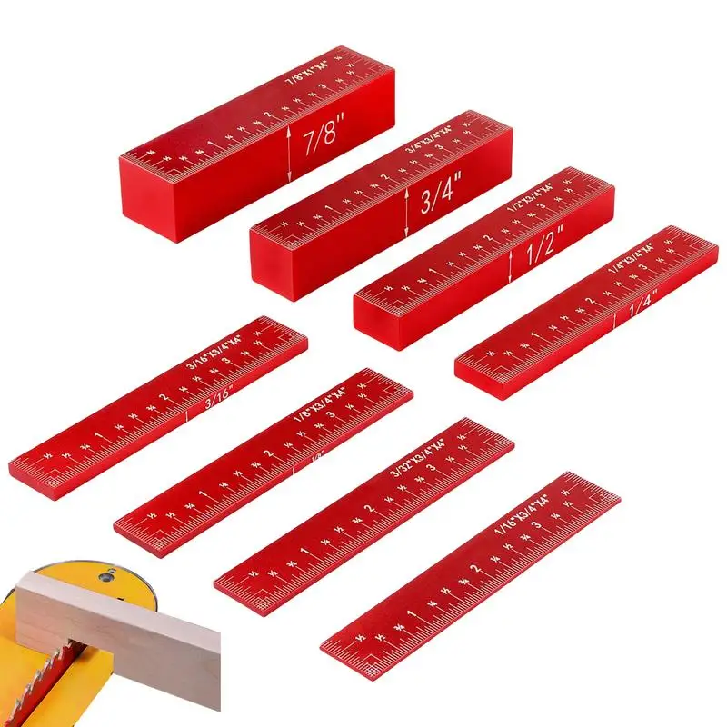 

Woodworking Setup Blocks Adjustable Woodworking Measuring Tools Measuring Height Depth Angle Gauge Setup Blocks Gauge For